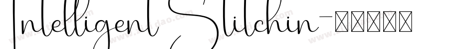Intelligent Stitchin字体转换